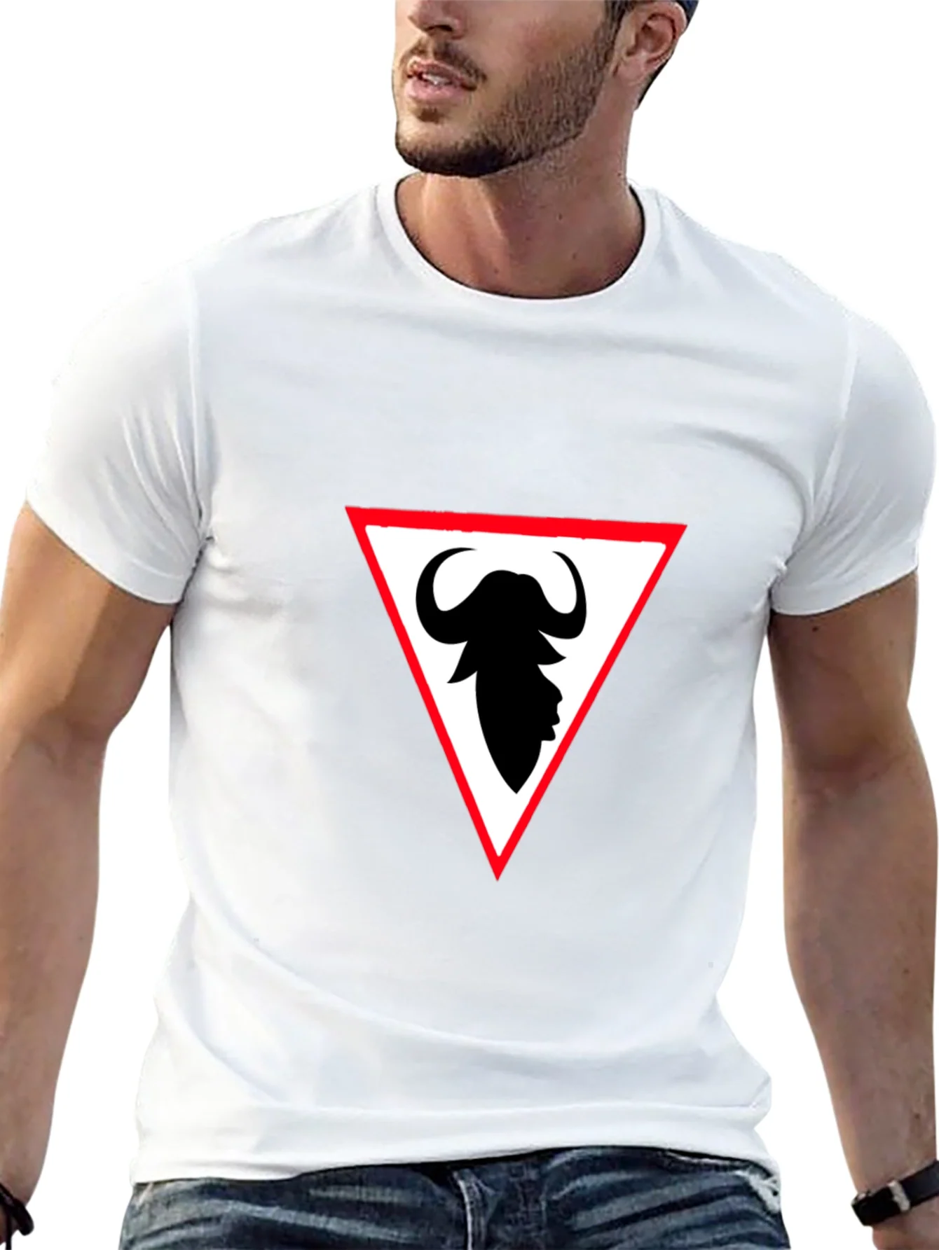 Buffalo Silhouette Tee - Stylish Graphic Print Shirt