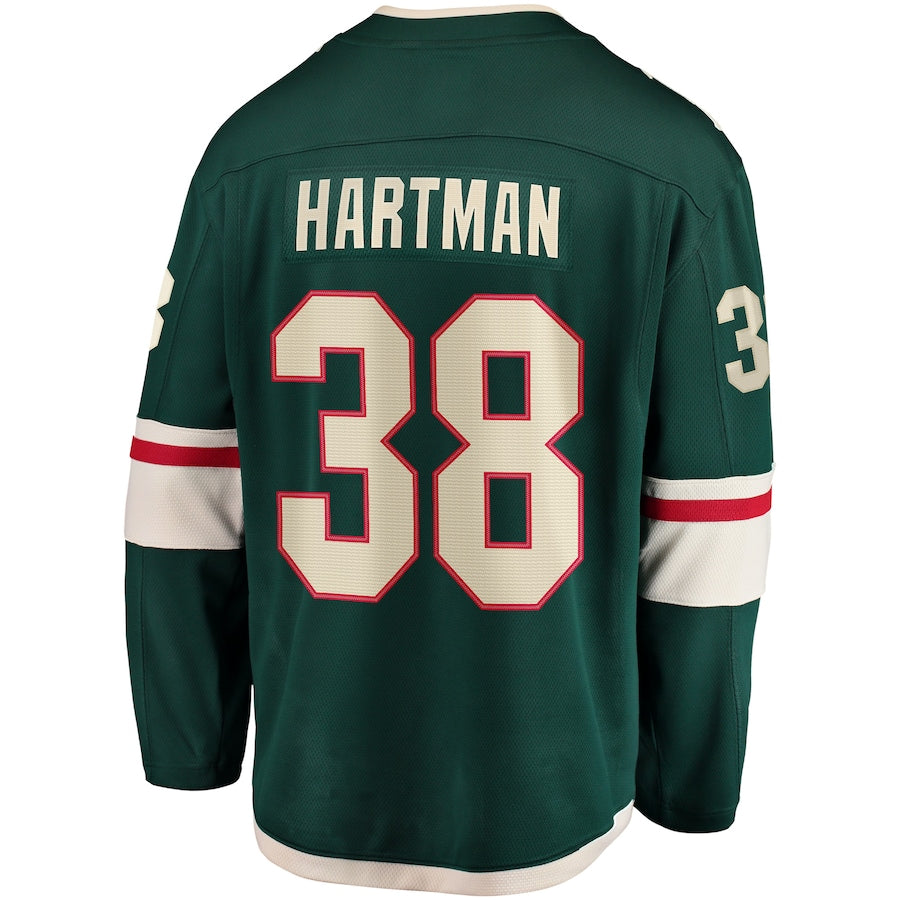 Ryan Hartman Minnesota Wild Home Breakaway Jersey - Green