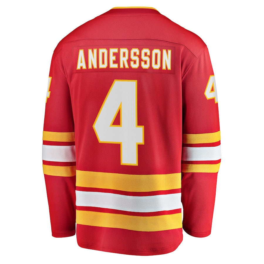 Rasmus Andersson Calgary Flames Home Team Breakaway Jersey - Red