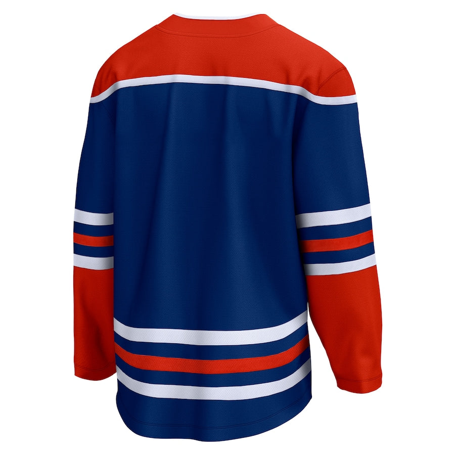 Edmonton Oilers Home Breakaway Blank Jersey - Royal