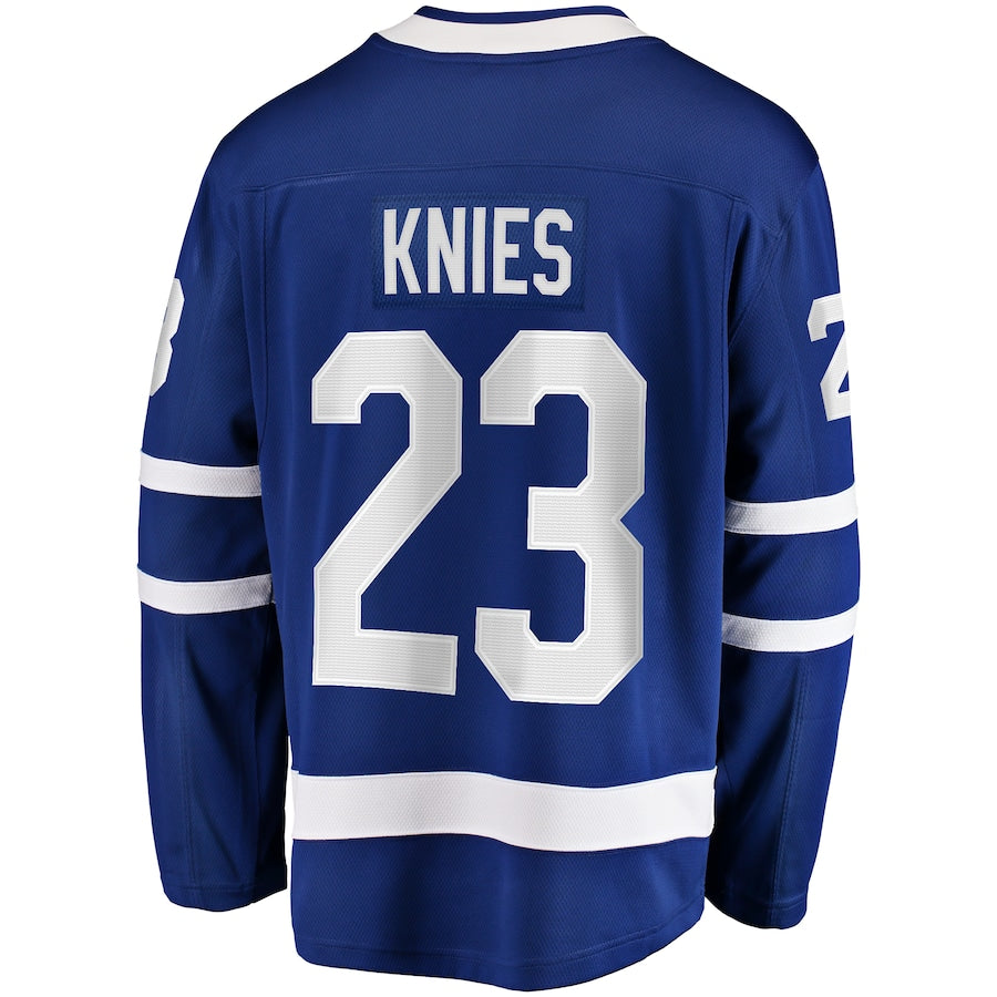 Matthew Knies Toronto Maple Leafs Home Premier Breakaway Jersey - Blue