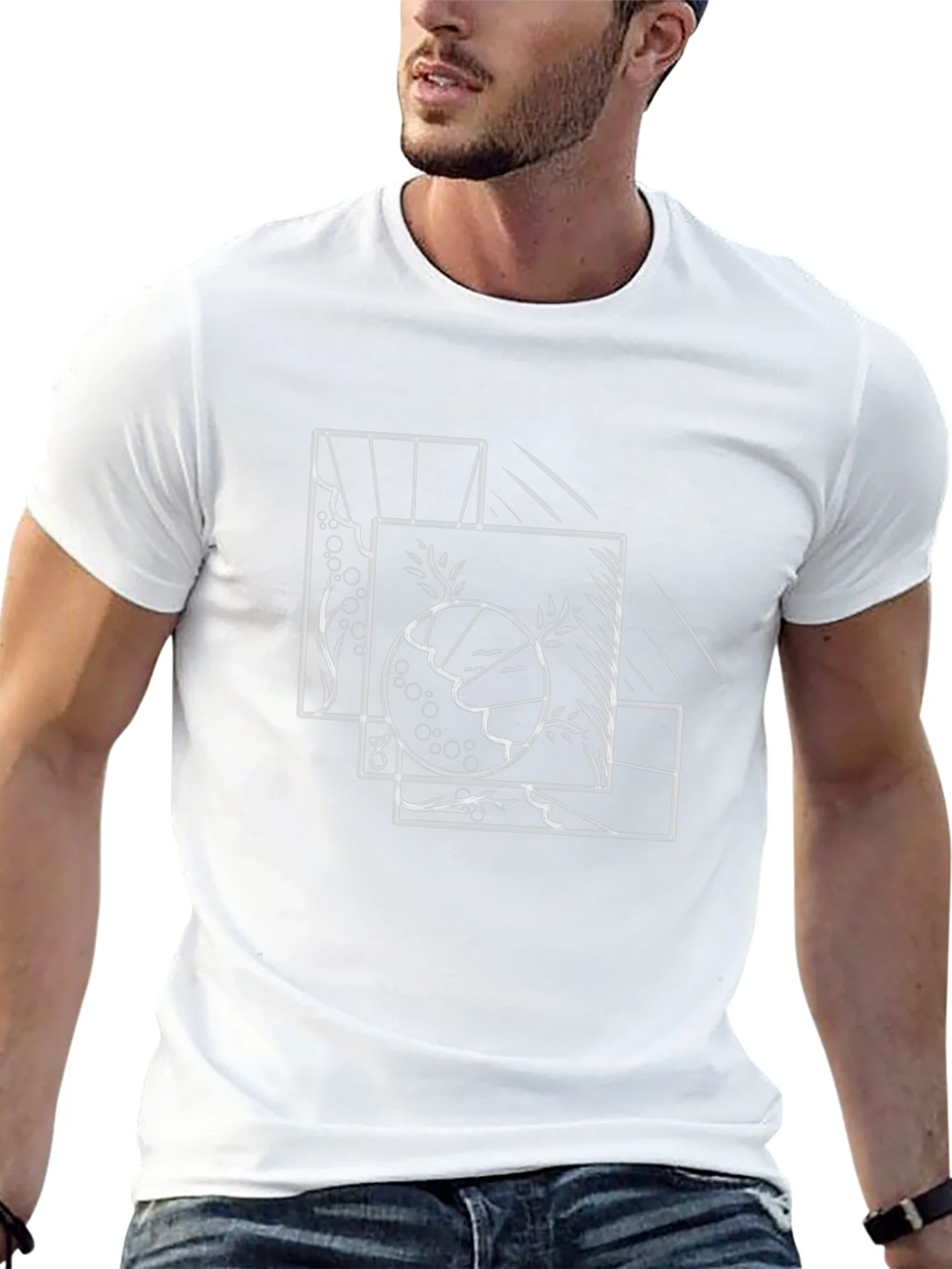 Abstract Geometric Nature T-Shirt