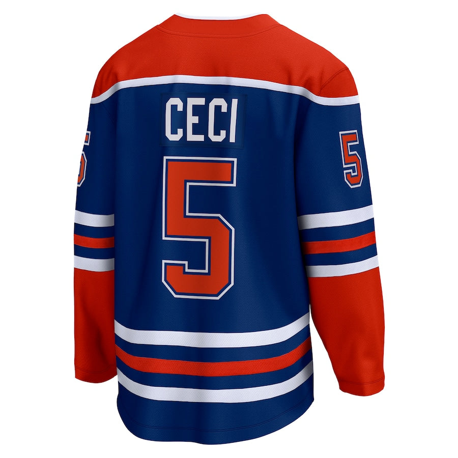 Cody Ceci Edmonton Oilers Home Breakaway Jersey - Royal