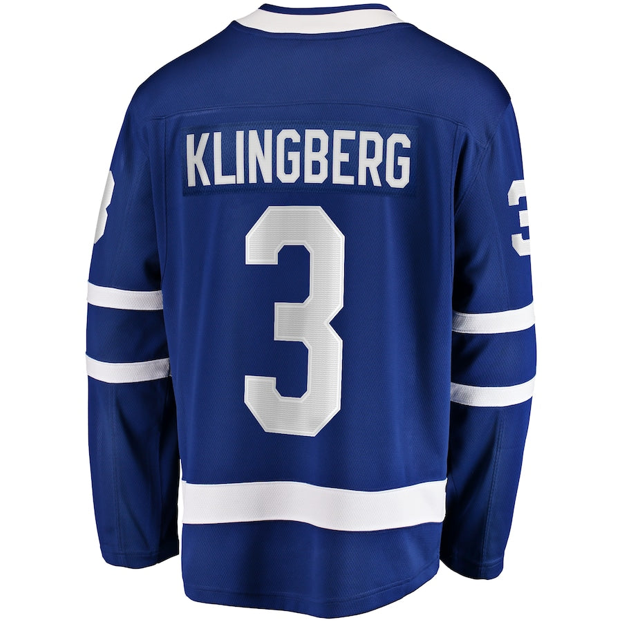 John Klingberg Toronto Maple Leafs Home Breakaway Jersey - Blue