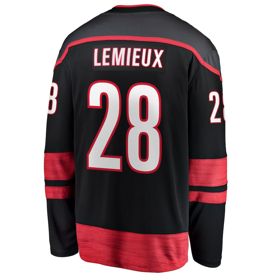 Brendan Lemieux Carolina Hurricanes Home Premier Breakaway Jersey - Black