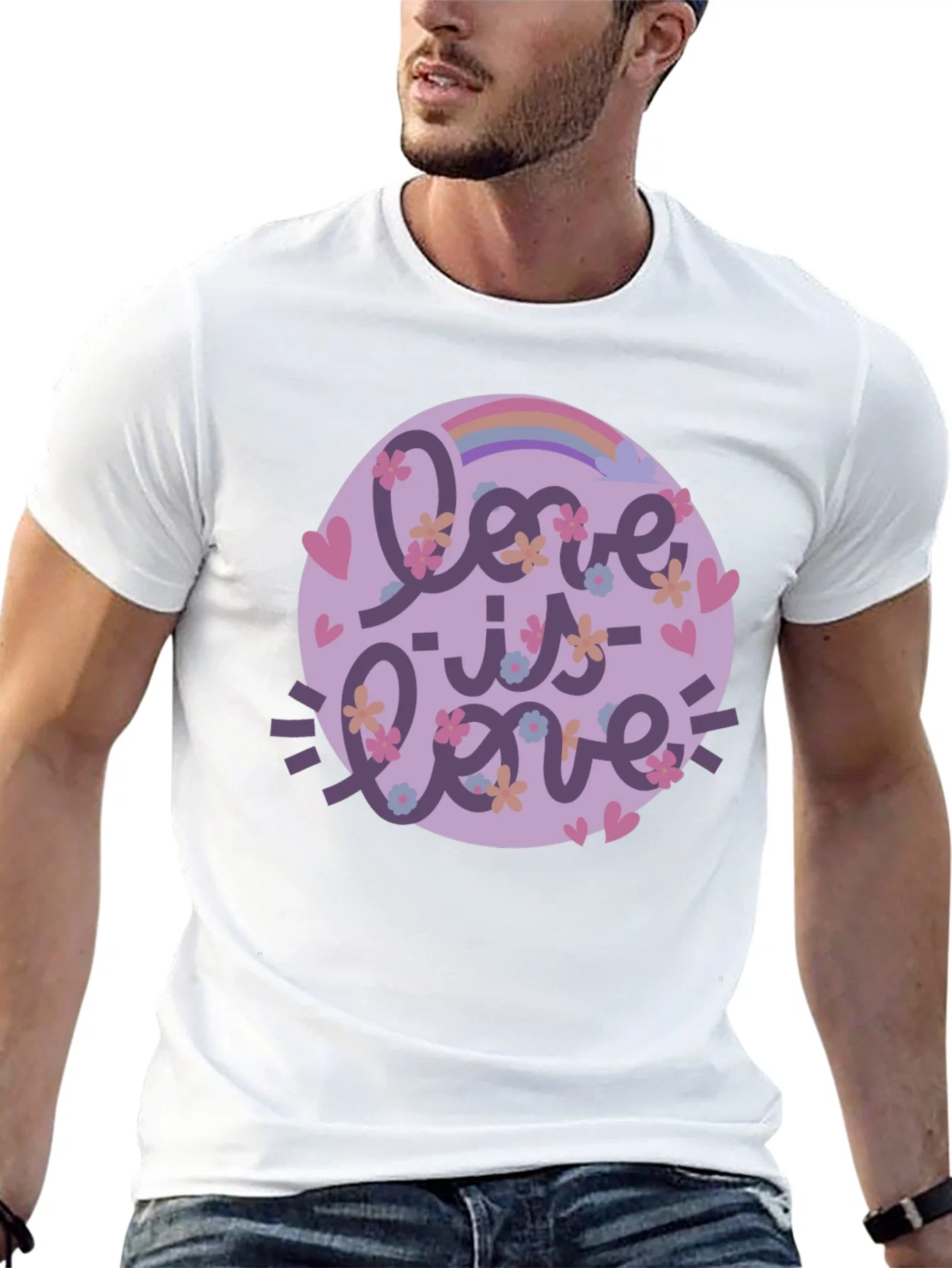 Love Is Love LGBTQ+ Graphic T-Shirt