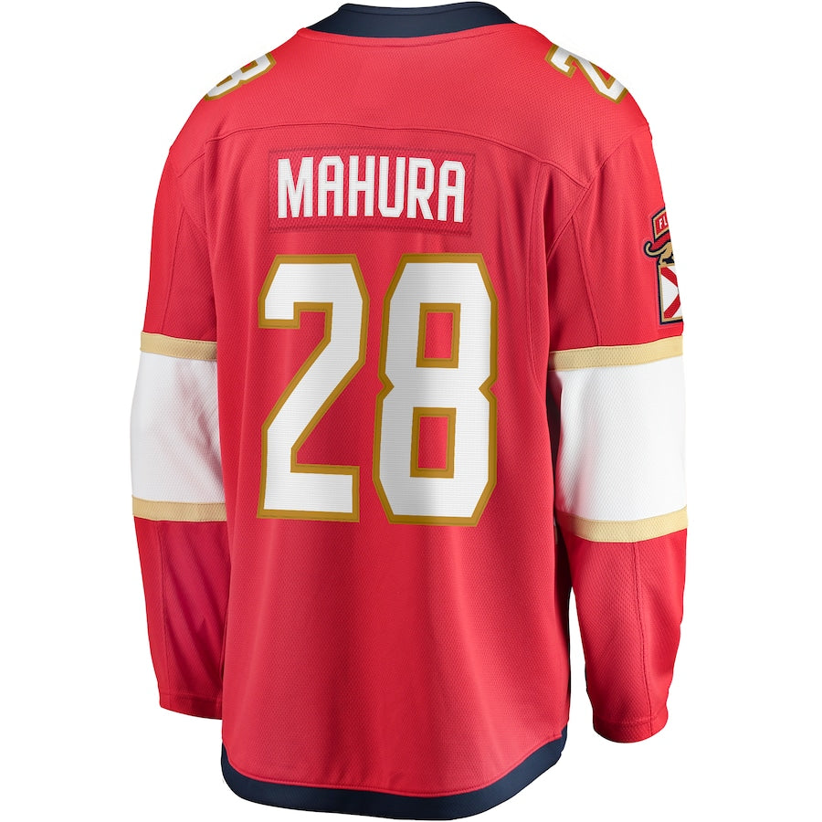 Josh Mahura Florida Panthers Premier Breakaway Jersey - Red