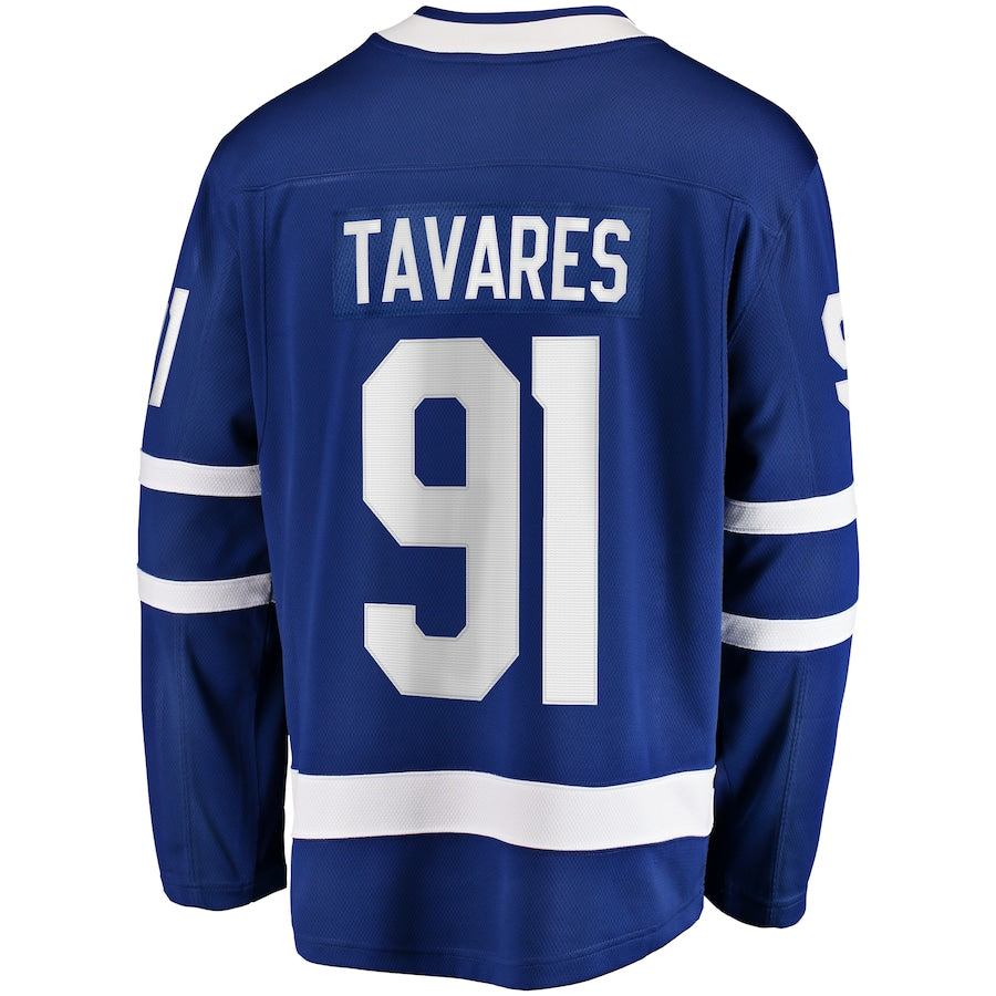 John Tavares Toronto Maple Leafs Captain Patch Home Breakaway Jersey - Blue