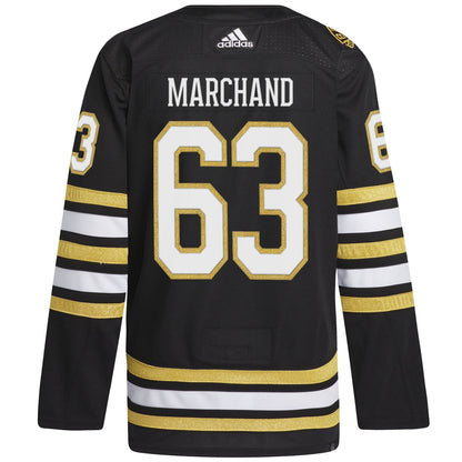 Brad Marchand Boston Bruins   Primegreen 100th Anniversary   Jersey - Black