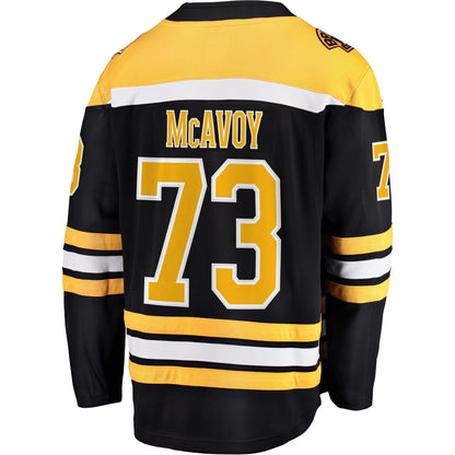 Charlie McAvoy Boston Bruins   Home Breakaway Jersey - Black