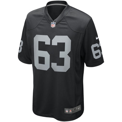 Gene Upshaw Las Vegas Raiders Nike Game Retired   Jersey - Black