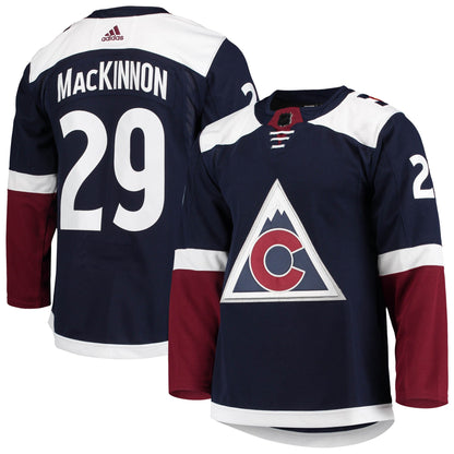 Nathan MacKinnon Colorado Avalanche   Alternate Primegreen   Jersey - Navy