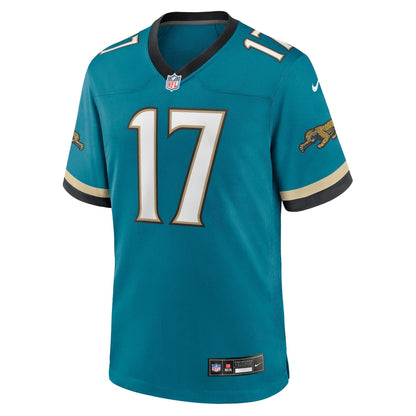 Evan Engram Jacksonville Jaguars Nike Prowler Throwback   Game Jersey - Teal
