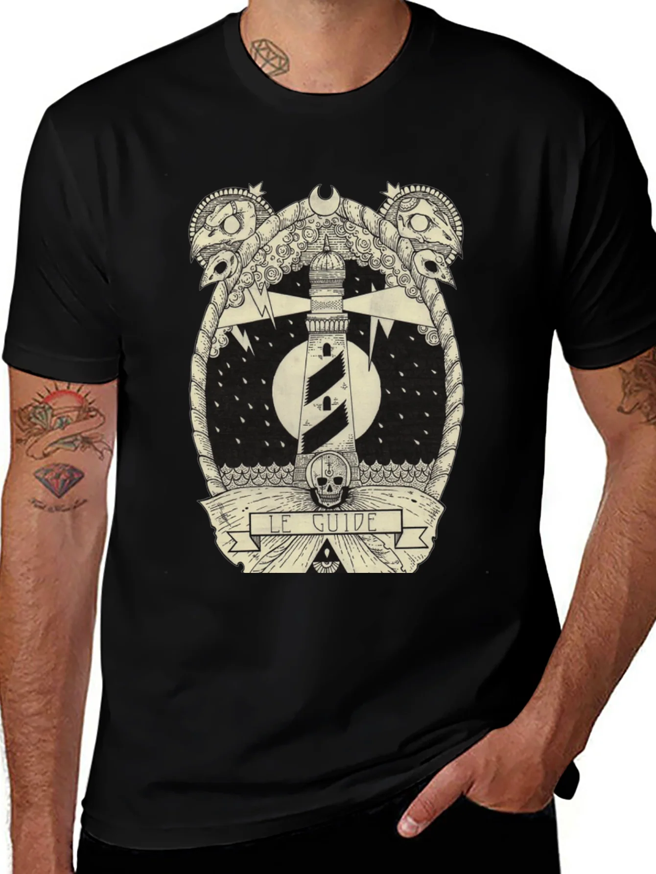 Le Guide Lighthouse Graphic T-Shirt