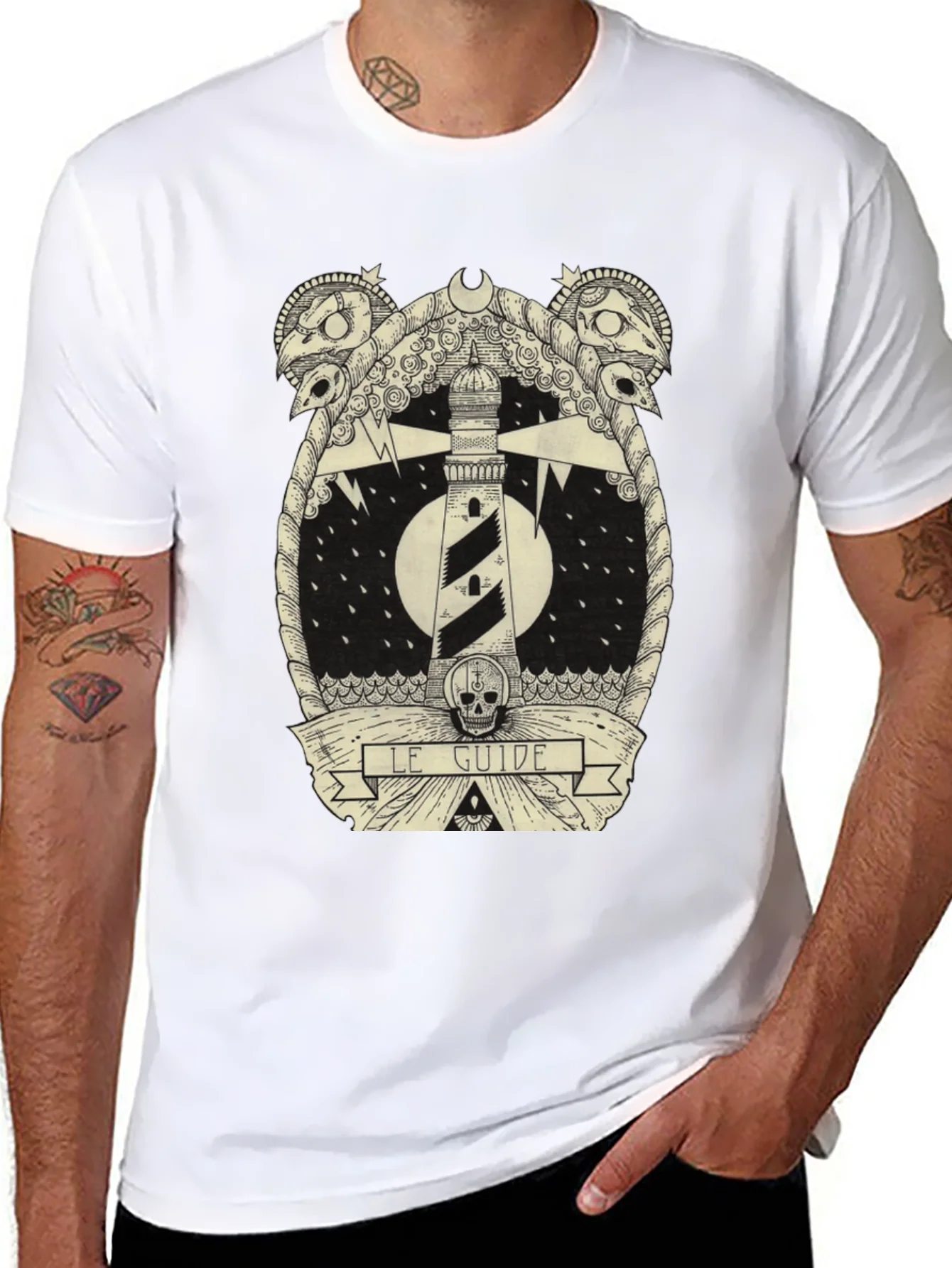 Le Guide Lighthouse Graphic T-Shirt