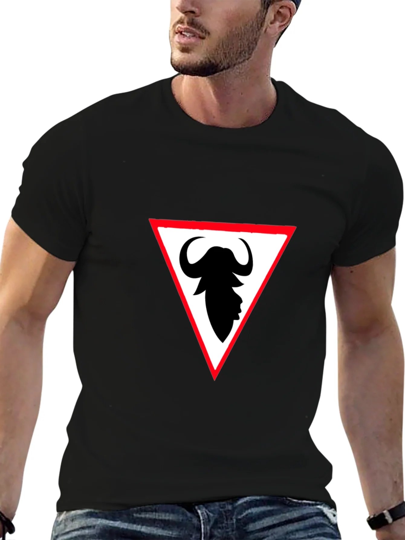 Buffalo Silhouette Tee - Stylish Graphic Print Shirt