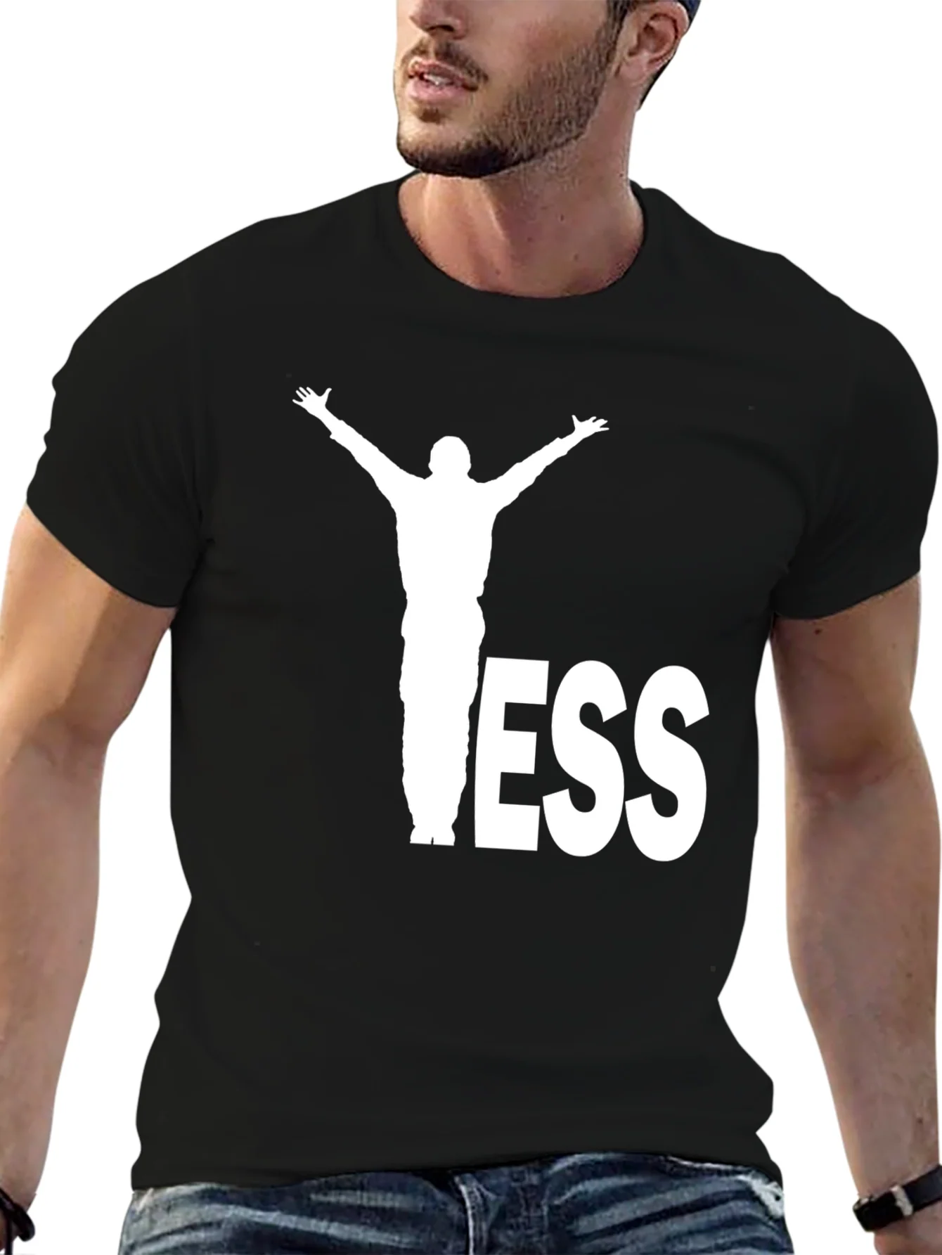 Jesus Graphic T-Shirt - Black