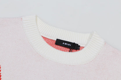 AMIRI 2024 new sweater with large 22-letter logo on back
