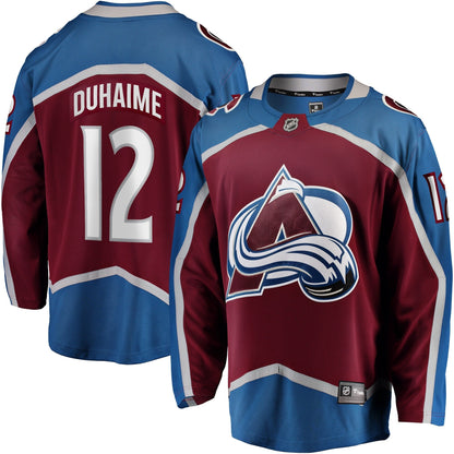 Brandon Duhaime Colorado Avalanche   Home Premier Breakaway  Jersey - Maroon