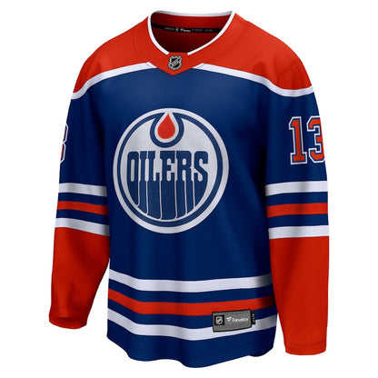 Mattias Janmark Edmonton Oilers   Home Breakaway Jersey - Royal
