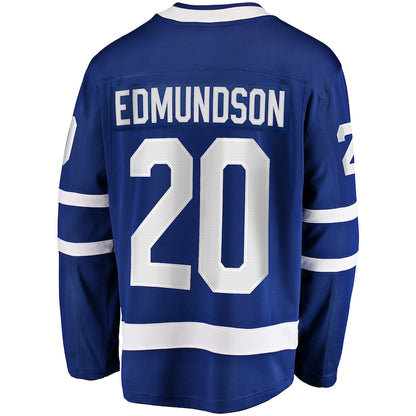 Joel Edmundson Toronto Maple Leafs  Home Premier Breakaway  Jersey - Blue