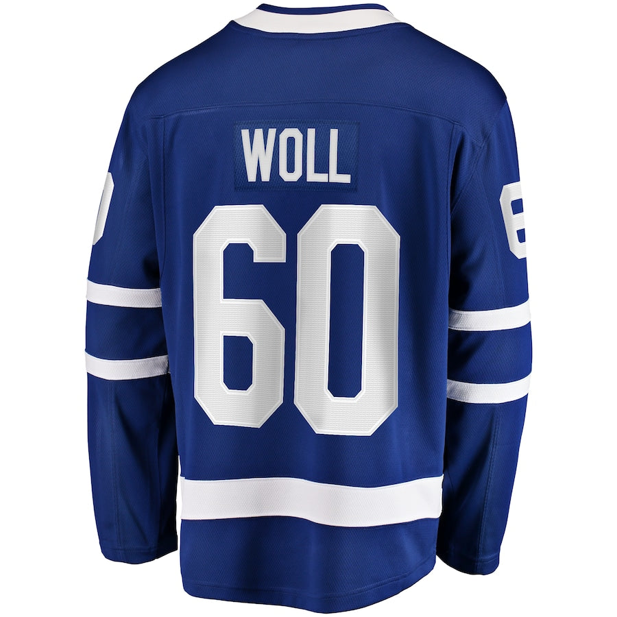 Joseph Woll Toronto Maple Leafs  Home Premier Breakaway  Jersey - Blue