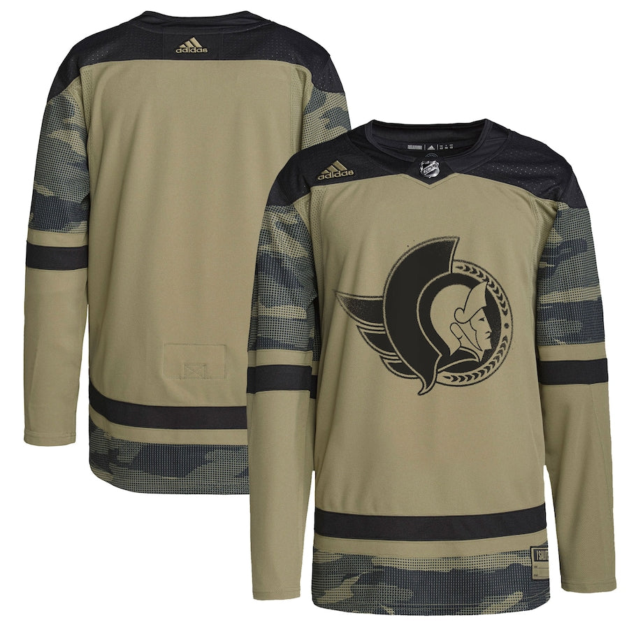 Ottawa Senators   Logo Military Appreciation Team   Practice Jersey - Camo