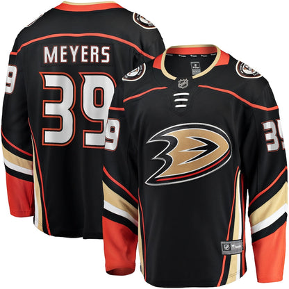 Ben Meyers Anaheim Ducks   Home Premier Breakaway  Jersey - Black