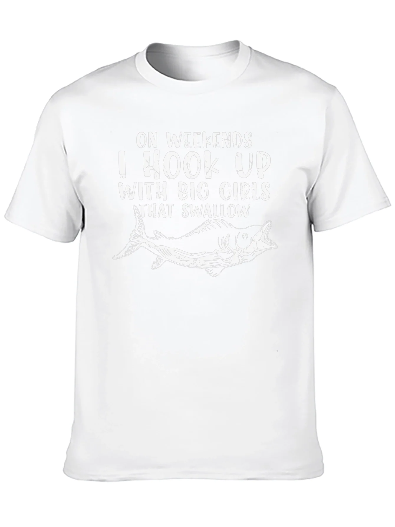 Hook Up Big Girls Fishing T-Shirt