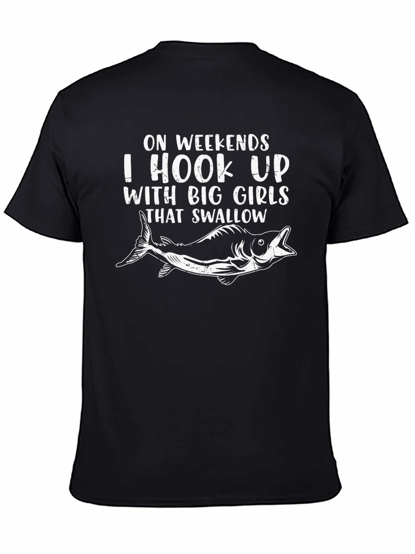 Hook Up Big Girls Fishing T-Shirt