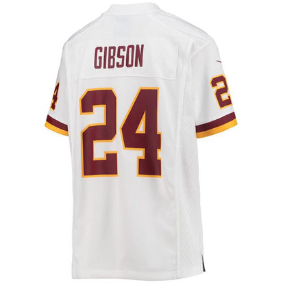 W.Commanders #24 Antonio Gibson White Stitched Player Game Football Jerseys