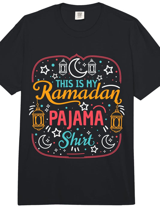 Ramadan Kareem Eid Mubarak This is My Ramadan Comfort Colors Adult Heavyweight T-Shirt Ramadan 180gsm Cotton Round Neck Short Sleeve Men Casual T-Shirt