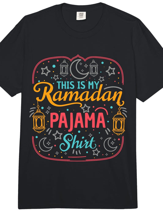 Ramadan Kareem Eid Mubarak Fasting This is My Ramadan Comfort Colors Adult Heavyweight T-Shirt Ramadan 180gsm Cotton Round Neck Short Sleeve Men Casual T-Shirt