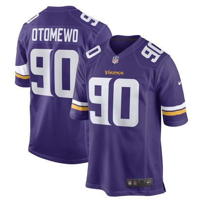 Esezi Otomewo Minnesota Vikings Nike Game   Jersey - Purple
