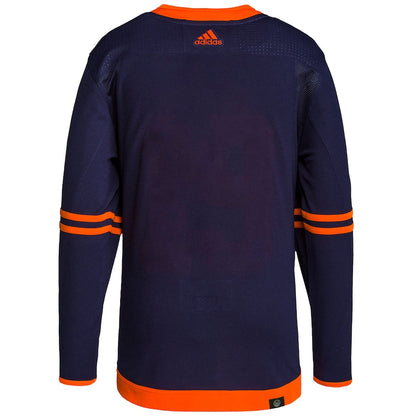 Edmonton Oilers   Men's Alternate Primegreen   Blank Jersey - Navy