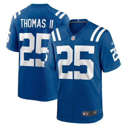 Rodney Thomas II Indianapolis Colts Nike Game   Jersey - Royal