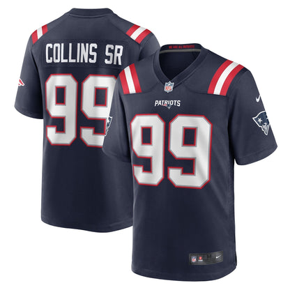 Jamie Collins Sr. New England Patriots Nike Home Game   Jersey - Navy