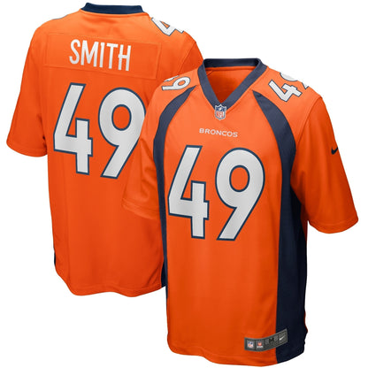 Dennis Smith Denver Broncos Nike Game Retired   Jersey - Orange