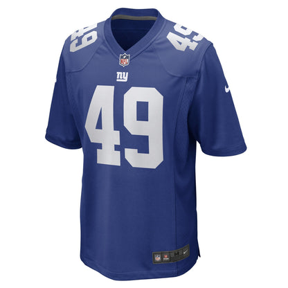 Tomon Fox New York Giants Nike Game   Jersey - Royal