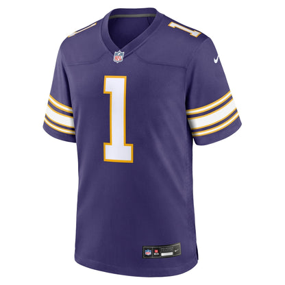Warren Moon Minnesota Vikings Nike Classic Retired   Game Jersey - Purple