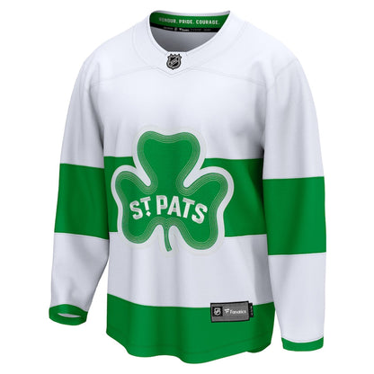 Toronto Maple Leafs  St. Patricks Alternate Premier Breakaway Jersey - White