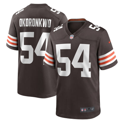 Ogbonnia Okoronkwo Cleveland Browns Nike Game   Jersey - Brown