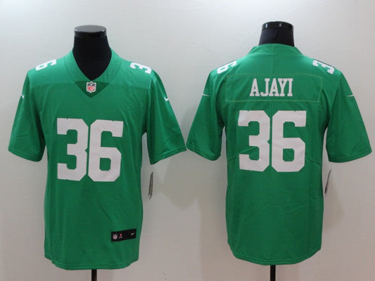 Men's Philadelphia Eagles Jay Ajayi #36 Green Game Jersey1