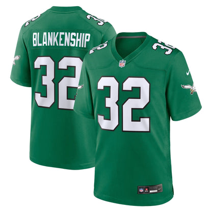 Reed Blankenship Philadelphia Eagles Nike Alternate Game Jersey -  Kelly Green