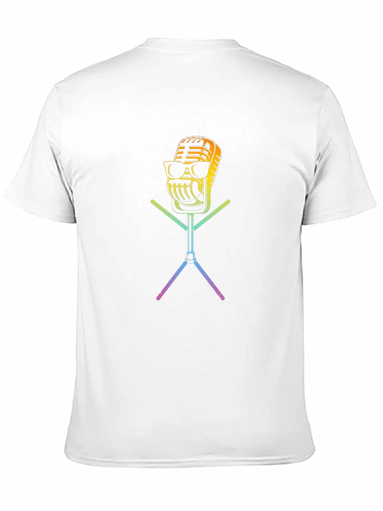 Cool Retro Microphone Graphic T-Shirt