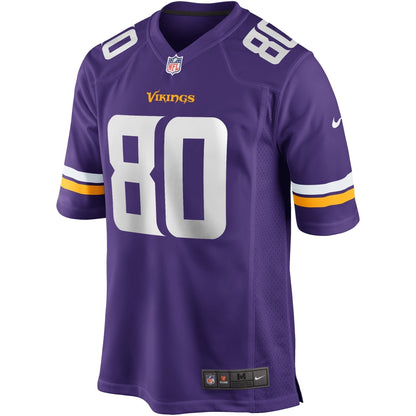 Cris Carter Minnesota Vikings Nike Game Retired   Jersey - Purple