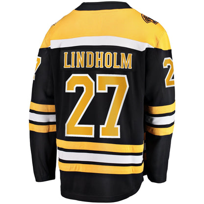 Hampus Lindholm Boston Bruins   Home Breakaway  Jersey - Black