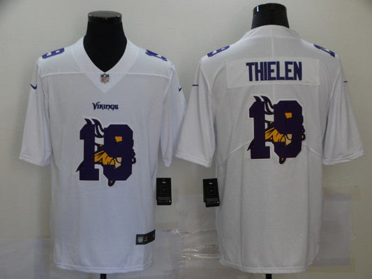 Men's Minnesota Vikings Adam Thielen #19 White Game Player Jersey1