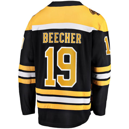 John Beecher Boston Bruins   Home Premier Breakaway  Jersey - Black