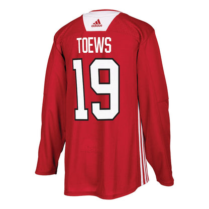Jonathan Toews Chicago Blackhawks   Practice  Jersey - Red